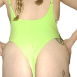 Thong Swimsuit Neon