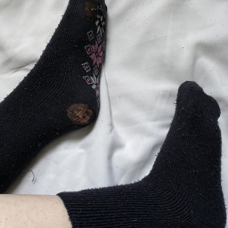 Well loved fluffy socks